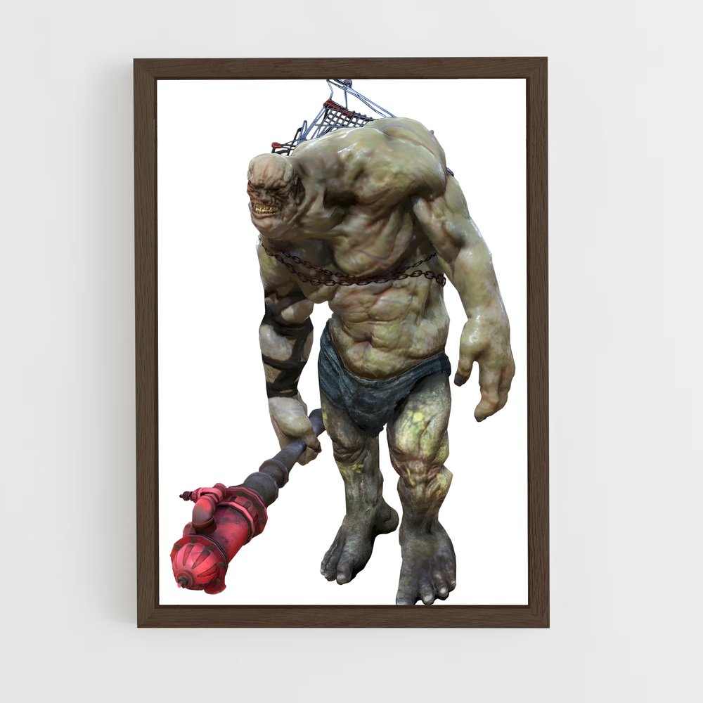 Poster Super Gant Rouge – affiche Fallout (vue 5)